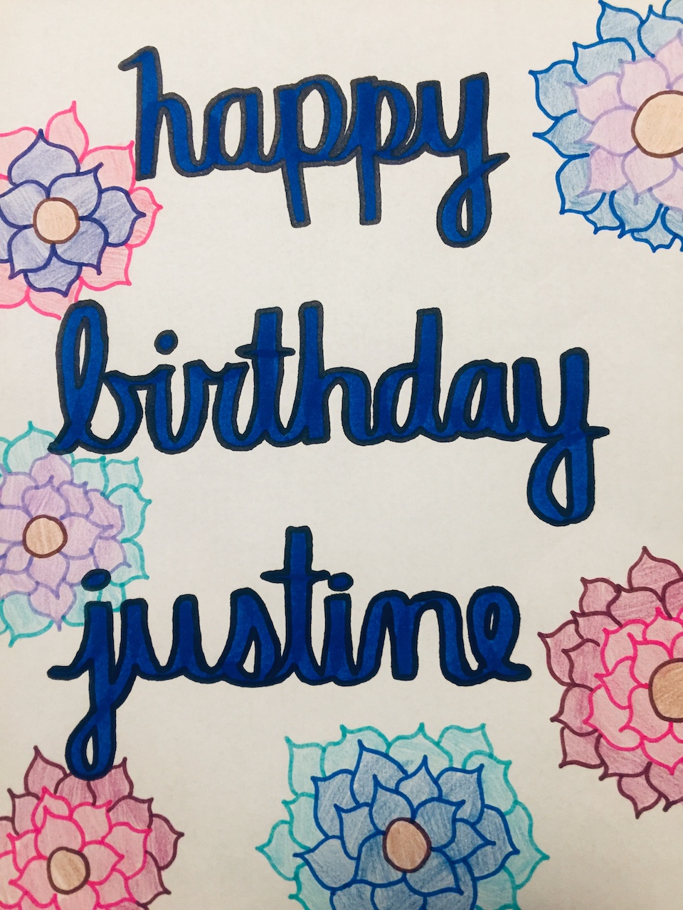 Happy Birthday Justine